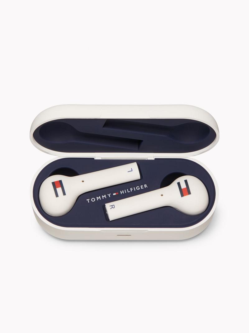 Férfi Tommy Hilfiger TH Wireless Earbuds Technology Fehér | HU 1579LIS